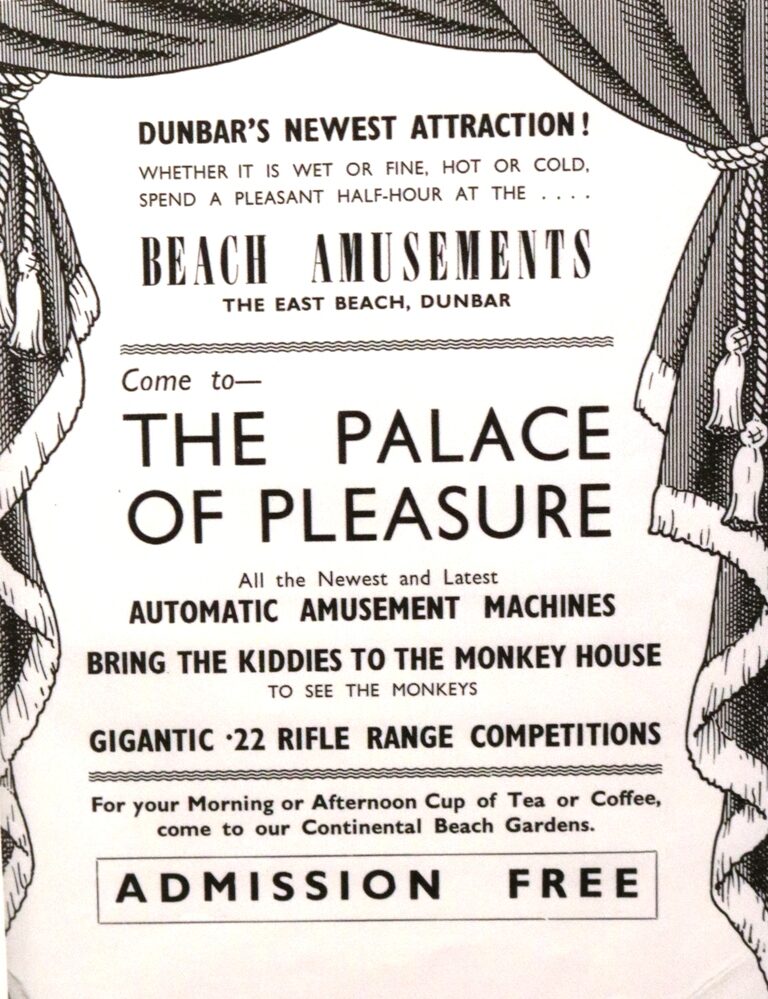 Advert for the Palace of Pleasure 