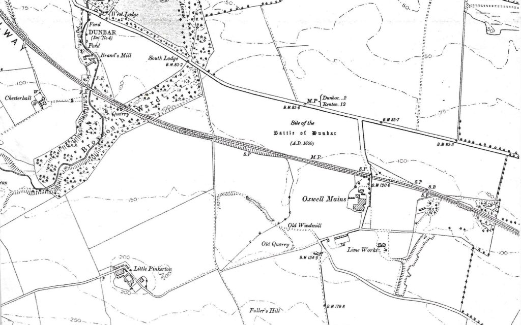 Lower right quadrant of 1893 map