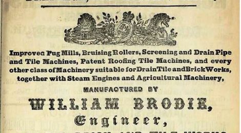 Advert for Seafield Brick and Tile Works
