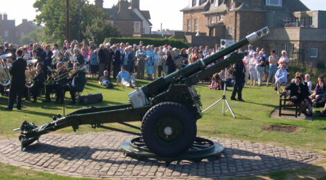 The 25pdr gun at Dunbar